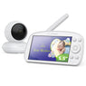SANNCE 1080p Moniteur pour Bébé Vidéo Avancé, Écran LCD 5,5 pouces avec Baby Monitor HD 1920x1080p