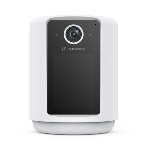 SANNCE Caméra IP sans fil alimentée par batterie 2K avec écran 2,4 pouces, lumière nocturne douce, appel en un clic, audio bidirectionnel WiFi Baby Monitor pour la sécurité à domicile de bébé/chien/chat/chiot, vision nocturne, détection de mouvement AI SANNCE Caméra IP sans fil alimentée par batterie 2K avec écran 2,4 pouces, lumière nocturne douce, appel en un clic, audio bidirectionnel WiFi Baby Monitor pour la sécurité à domicile de bébé/chien/chat/chiot, vision nocturne, détection de mouvement AI