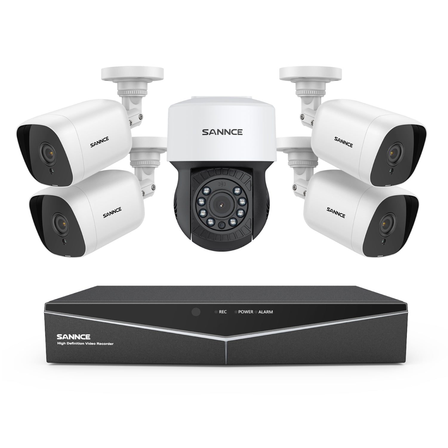 thumbnail image 2 of SANNCE I91FT 4K 8MP PoE IP Security Camera – Pan/Tilt, Two-Way Audio, Color Night Vision 2 of 5