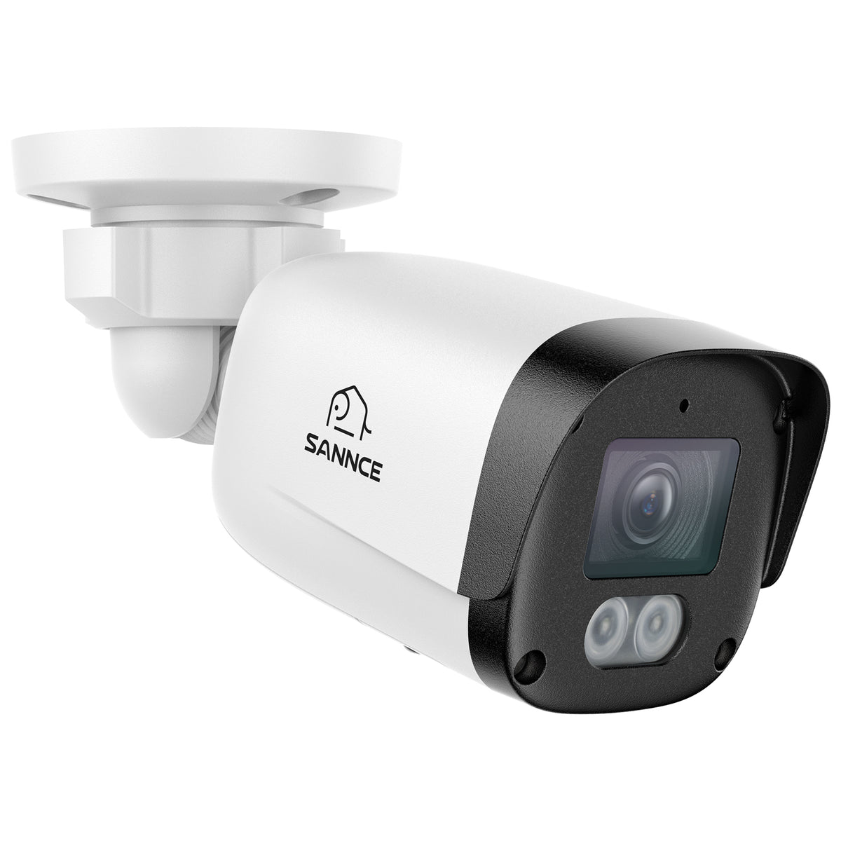 SANNCE EQ500 - Caméra de sécurité IP PoE Full HD 5MP, capacité de stockage 256 Go, carte TF, communication bidirectionnelle