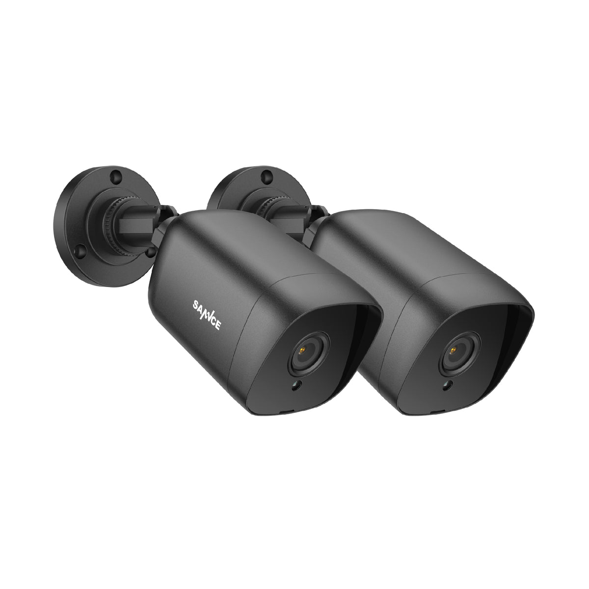 Pack of 2, 5MP Full HD Bullet Caméra de Sécurité Filaire