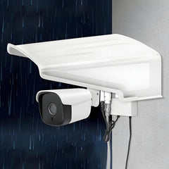 Paquet de 4 Universelle Contre le Soleil Protection et la Pluie pour Caméra Extérieure SANNCE/ANNKE/Hikvision/Nest/Ring/Arlo - Blanc