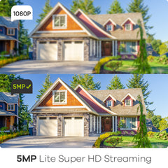 1080p Lite 8-Kanal Wired Security DVR System W / 4pcs 2MP Outdoor & Indoor Turret-Kameras, Smart Motion Detection