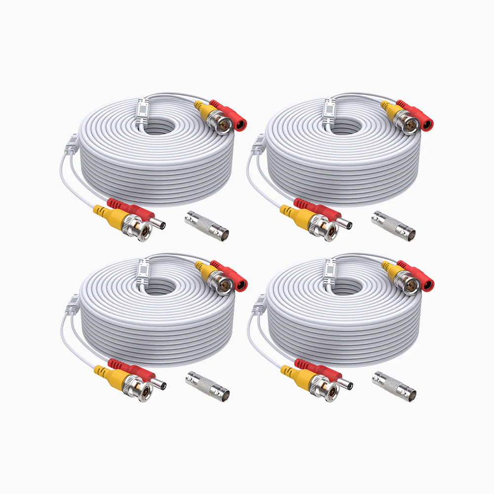 Câbles d'alimentation vidéo 2 en 1 de 30/45 mètres (100/150 pieds)