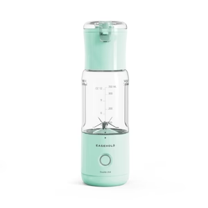 Blender sous vide portable, taille personnelle 350 ml Juicer Smoothie Juicer, rechargeable par USB avec six lames, moteur puissant de 20 000 tr/min, mélangeur de nourriture