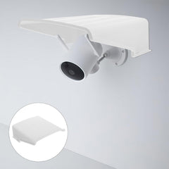 Paquet de 4 Universelle Contre le Soleil Protection et la Pluie pour Caméra Extérieure SANNCE/ANNKE/Hikvision/Nest/Ring/Arlo - Blanc
