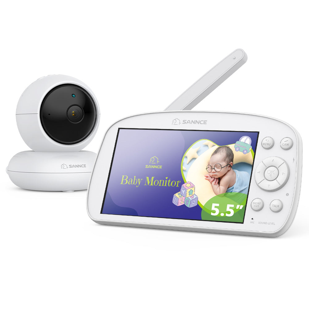 SANNCE Moniteur Pour B b 1080p HD Avec cran LCD 5 Et Stockage sannce-moniteur-pour-b-b-1080p-hd-avec-cran-lcd-5-et-stockage
