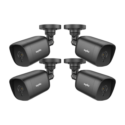 5MP Full HD 4 Bullet Caméra de Sécurité Filaire