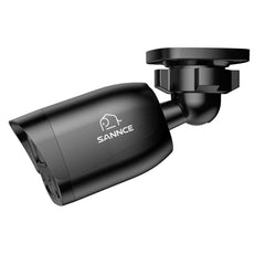 SANNCE Système de Caméras de Sécurité Mini DVR 4CH, 4× Caméras Bullet Extérieures 1080P, Connexion USB-C, Vision Nocturne Couleur Dual-Light, Détection IA des Personnes & Véhicules, Stockage SD jusqu'à 512Go, pour Maison, Garage & Petite Entreprise