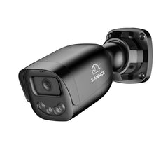 SANNCE Système de Caméras de Sécurité Mini DVR 4CH, 4× Caméras Bullet Extérieures 1080P, Connexion USB-C, Vision Nocturne Couleur Dual-Light, Détection IA des Personnes & Véhicules, Stockage SD jusqu'à 512Go, pour Maison, Garage & Petite Entreprise