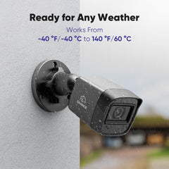 5MP 8 canaux PT Système de caméra de sécurité  - DVR hybride 5 en 1, caméra de vidéosurveillance Pan & Tilt, vision nocturne jusqu'à 100 pieds, détection de mouvement, extérieure, étanche