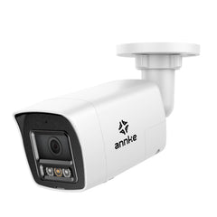 Caméra de sécurité PoE extérieure à double lumière ANNKE 4K, avec rapport d'aspect 16:9, vision de jour et de nuit, détection de personnes et de véhicules, H.265+, audio bidirectionnel, stockage local max.