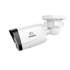 FX800 – Caméra de surveillance PoE 4K avec vision nocturne couleur à double éclairage, détection par IA, objectif grand angle, Audio Bidirectionnel, emplacement pour carte SD et étanchéité IP67