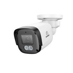 FX800 – Caméra de surveillance PoE 4K avec vision nocturne couleur à double éclairage, détection par IA, objectif grand angle, Audio Bidirectionnel, emplacement pour carte SD et étanchéité IP67