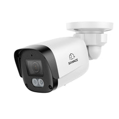 Caméra de sécurité IP PoE Full HD 5MP, 2 pièces, capacité de stockage 256 Go, carte TF, communication bidirectionnelle