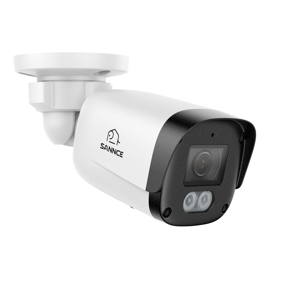 SANNCE EQ500 - Caméra de sécurité IP PoE Full HD 5MP, capacité de stockage 256 Go, carte TF, communication bidirectionnelle