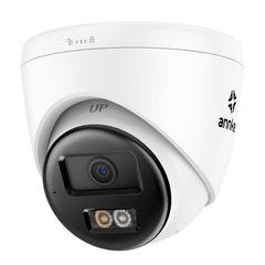 Caméra de sécurité PoE extérieure à double lumière ANNKE 4K, avec rapport d'aspect 16:9, vision de jour et de nuit, détection de personnes et de véhicules, H.265+, audio bidirectionnel, stockage local max.
