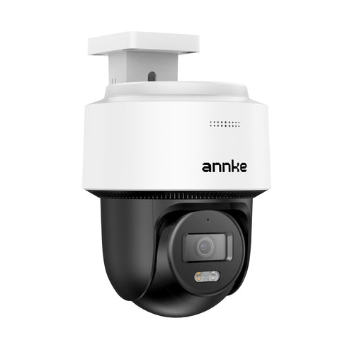 ANNKE 3K Mini PT Speed Dome PoE Caméra de Surveillance, Vision Nocturne Smart Dual Light, 345° Pan & 80° Inclinaison, Détection des Personnes & Suivi Automatique Lite, Audio Bidirectionnel