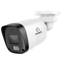 Système de caméras de sécurité PoE 8 canaux 3MP avec NVR 6MP, vision nocturne couleur F1.0, 4 caméras 2K, détection IA des personnes et des véhicules, compression S+265