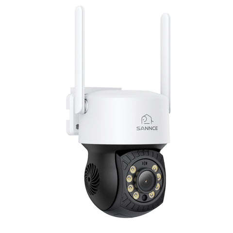 Kit Vidéosurveillance WiFi 5MP 16 Canaux, NVR 8MP, Caméras PT, Détection IA, Audio, Vision Nocturne, Compatible Alexa (2 PT + 1 Double Objectif 4MP)