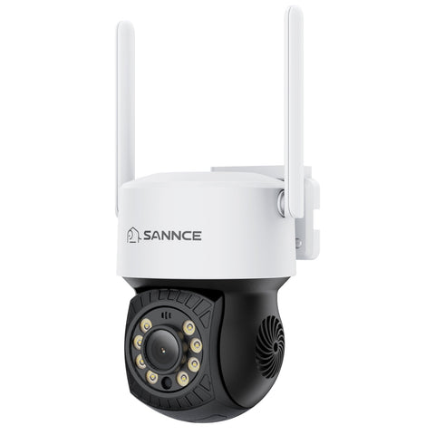 Système de vidéosurveillance sans fil 5MP à 16 canaux avec caméras PT, NVR 8MP, caméras IP WiFi 5MP Pan & Tilt, enregistrement audio, détection humaine par IA, compatible avec Alexa (10 caméras PT, 8 caméras Bullet et NVR 16CH 8MP)
