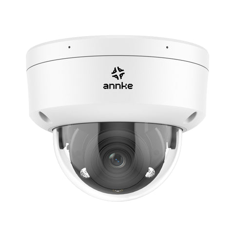 4K 4X Zoom Optique PoE Caméra de Surveillance Extérieure, Objectif Vari focal Motorisé 2,8 - 12 mm, Vision Nocturne ANNKE Smart Dual Light, Détection de Mouvement 2.0, Microphone Intégral