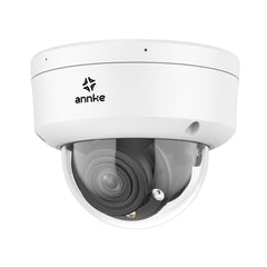 4K 4X Zoom Optique PoE Caméra de Surveillance Extérieure, Objectif Vari focal Motorisé 2,8 - 12 mm, Vision Nocturne ANNKE Smart Dual Light, Détection de Mouvement 2.0, Microphone Intégral