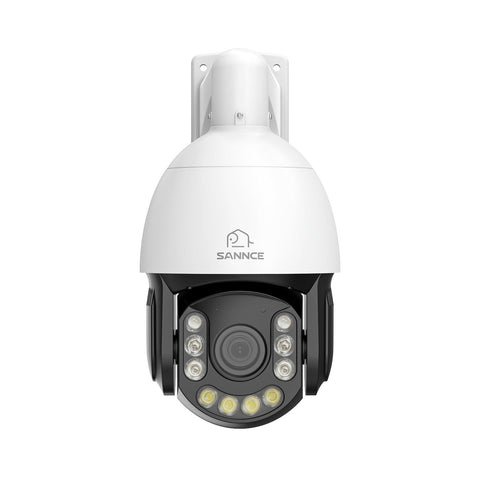 Système de Surveillance NVR PoE 4K à 8 Canaux avec 2 Caméras PTZ 8MP Zoom Optique 20X, Suivi Automatique, Audio Bidirectionnel, Vision Nocturne