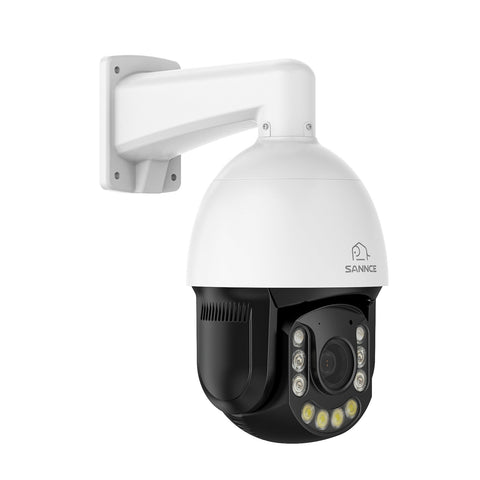 Système de Surveillance NVR PoE 4K à 8 Canaux avec 3 Caméras PTZ 8MP Zoom Optique 20X, Suivi Automatique, Audio Bidirectionnel, Vision Nocturne
