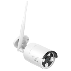 Caméra de sécurité sans fil 8 MP, 2 caméras IP Wi-Fi pour NVR SANNCE N98WHG, détection de présence et alertes de mouvement intelligentes, vision nocturne jusqu'à 30 m, audio bidirectionnel, compatible avec Alexa