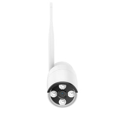 Caméra de sécurité sans fil 8 MP, 2 caméras IP Wi-Fi pour NVR SANNCE N98WHG, détection de présence et alertes de mouvement intelligentes, vision nocturne jusqu'à 30 m, audio bidirectionnel, compatible avec Alexa