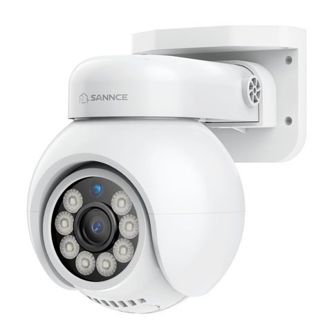 Système de Surveillance NVR PoE 4K à 8 Canaux avec 9 Caméras 8MP, 1 PTZ Zoom Optique 20X + 4 Bullet IP + 4 PT IP, Suivi Automatique, Audio Bidirectionnel, Vision Nocturne