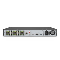 ANNKE 4K 16 canaux H.265+ NVR PoE, avec deux baies pour disques durs, prise en charge du RTSP, compatible avec Alexa