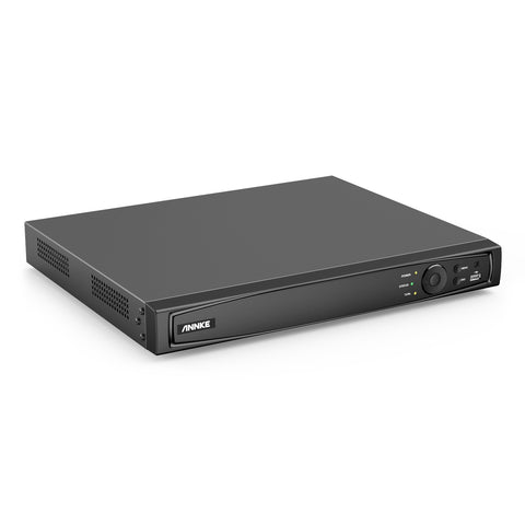 ANNKE 4K 16 canaux H.265+ NVR PoE, avec deux baies pour disques durs, prise en charge du RTSP, compatible avec Alexa