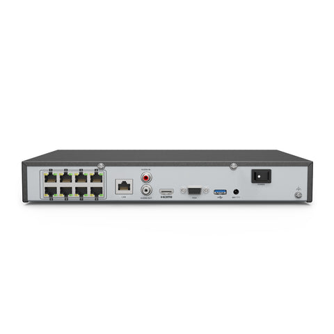 ANNKE 4K 8 canaux NVR H.265+ avec alimentation par Ethernet (PoE), prise en charge du RTSP, compatible avec Alexa