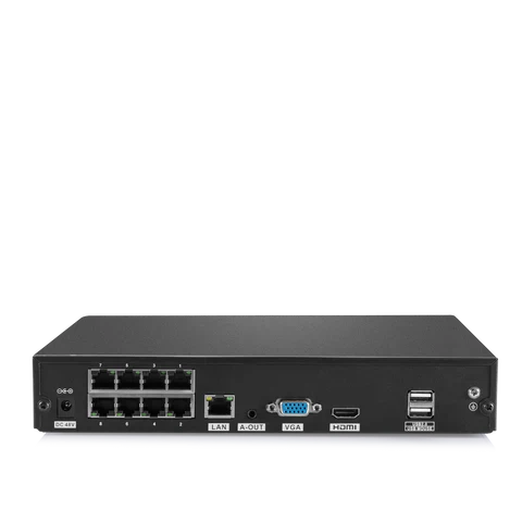 Système de Surveillance NVR PoE 4K à 8 Canaux avec 2 Caméras PTZ 8MP Zoom Optique 20X, Suivi Automatique, Audio Bidirectionnel, Vision Nocturne