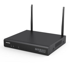 certifié remis à neuf NVR sans fil à 10 canaux, NVR 8MP, enregistrement audio, détection humaine AI, fonctionne avec Alexa