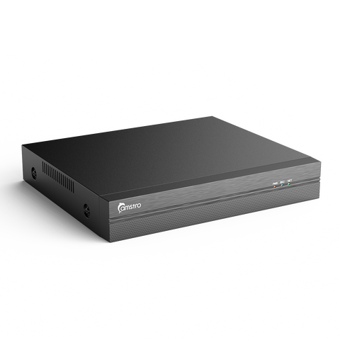 Camstro Système de Sécurité CCTV 4K à 8 Canaux PoE, NVR 4K avec 4 Caméras IP 5MP, Vision Nocturne en Couleur, Zone de Détection Personnalisée, Détection Intelligente Complète, Interphone Audio Bidirectionnel, Étanchéité IP67