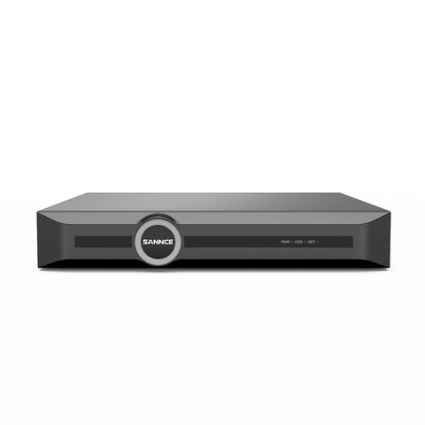 Système de vidéosurveillance PoE 4K avec audio, compression S+265, détection par IA, vision nocturne couleur à double éclairage, étanchéité IP67 (NVR 8 canaux + 6 caméras)