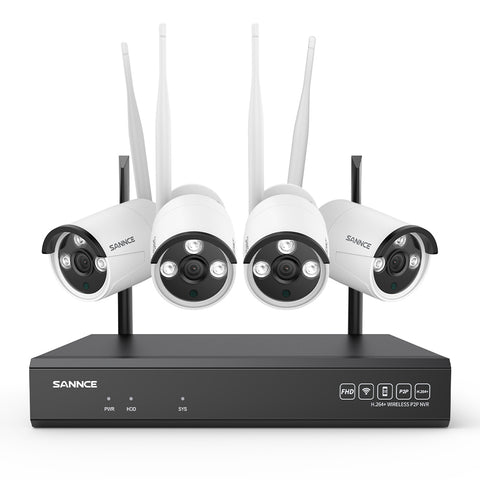 Système de caméra de sécurité sans fil 5MP 8 canaux, NVR 8MP, caméra IP WiFi 5MP, audio bidirectionnel, étanchéité IP66, détection humaine intelligente AI, fonctionne avec Alexa