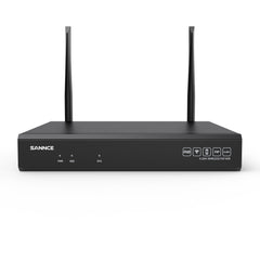 4MP Système de Surveillance WiFi 16 Canaux, NVR 8MP, 5 Caméras Double Objectif, Angle 170°, Vision Nocturne Couleur, Alexa