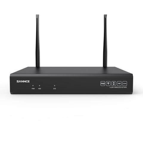 4MP Système de Surveillance WiFi 16 Canaux, NVR 8MP, 4 Caméras Double Objectif, Angle 170°, Vision Nocturne Couleur, Alexa