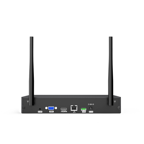 4MP Système de Surveillance WiFi 16 Canaux, NVR 8MP, 10 Caméras Double Objectif, Angle 170°, Vision Nocturne Couleur, Alexa