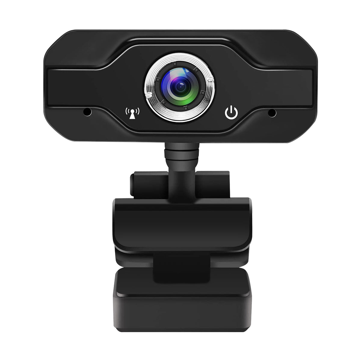 Webcam HD Pro, appel vidéo Full HD 1080p/30fps, audio stéréo clair, correction de la lumière HD, fonctionne avec Skype, Zoom, FaceTime, Hangouts, PC/Mac/ordinateur portable/Macbook/tablette - Noir