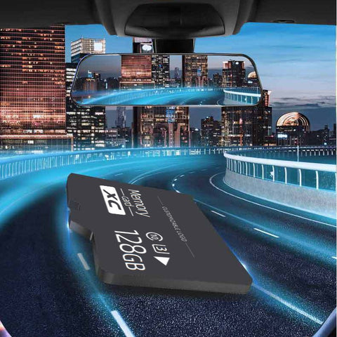 Carte Micro SD SANNCE 128 Go, haute vitesse, étanche, compatible avec caméra de sécurité, smartphone, drone, caméra embarquée, tablette et PC