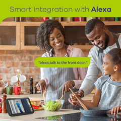 Certifié remis à neuf Kit caméra de surveillance sans fil avec enregistrement audio, 8MP 10CH NVR sans fil + 4x3MP 2K caméra de surveillance extérieure sans fil AI Human Detection IP66 étanche supporte Amazon Alexa