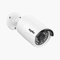 Certified Refurbished 3MP Caméra IP Bullet PoE Full HD avec enregistrement audio pour SANNCE NVR N98PBD/N96PBK