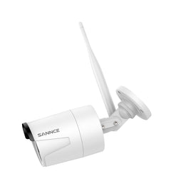 10 Canaux 5MP Système Caméra de Sécurité Sans Fil, NVR 8MP, 6 sans fil Caméra,  Audio Bidirectionnel, Étanche IP66, Détection Intelligente de l'IA Humaine, Compatible Avec Alexa & ONVIF