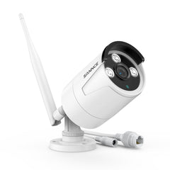10 Canaux 5MP Système Caméra de Sécurité Sans Fil, NVR 8MP, 6 sans fil Caméra,  Audio Bidirectionnel, Étanche IP66, Détection Intelligente de l'IA Humaine, Compatible Avec Alexa & ONVIF