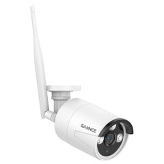 10 Canaux 5MP Système Caméra de Sécurité Sans Fil, NVR 8MP, 2 sans fil Caméra,  Audio Bidirectionnel, Étanche IP66, Détection Intelligente de l'IA Humaine, Compatible Avec Alexa & ONVIF